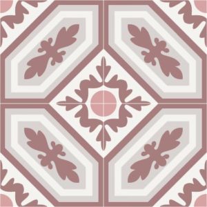 Carrelage imprimé carreaux ciment