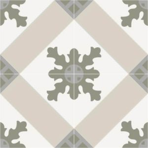 Carrelage imprimé carreaux ciment