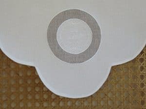Cantonnière blanche