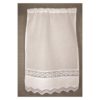 rideau blanc crochet