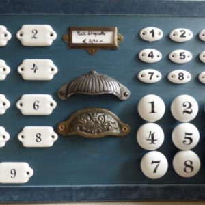 Poignées, patères & porte-étiquettes