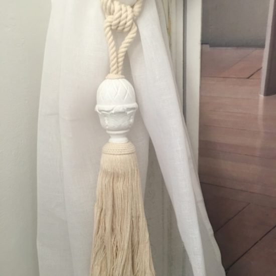 Embrasse dorée à deux glands - Passementerie
