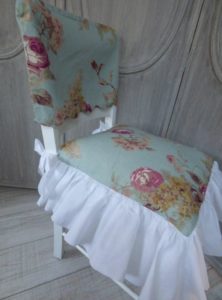 Housse dossier de chaise Cottage Blue