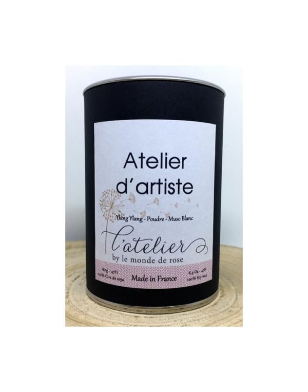 Bougie artisanale ATELIER D'ARTISTE