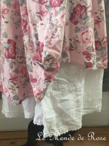 Robe coton SHABBY CHIC ROSE