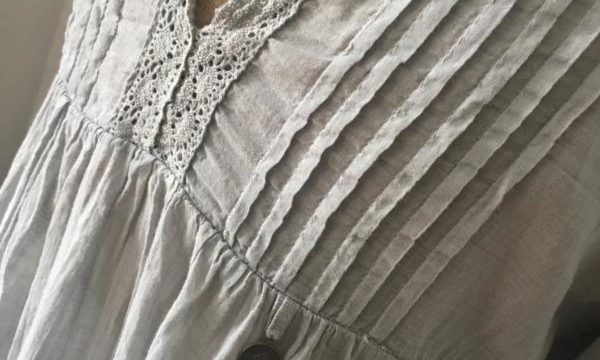 Tunique chemisier en coton GRIS Tunique chemisier en coton GRIS