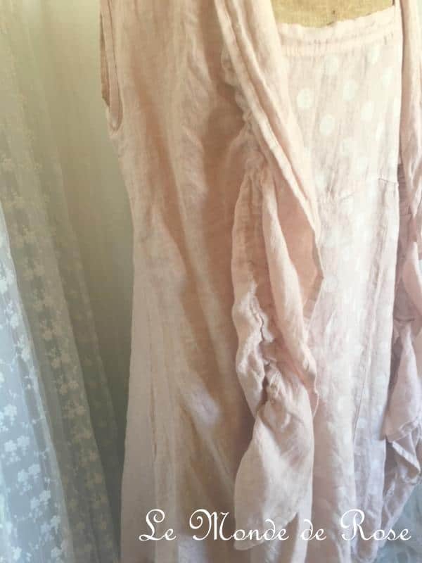 Veste Blazer Lin Rose LadyLike - Manches à Pinces - Tailles 2-10 US - NEUF