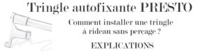 Comment installer une tringle a rideau sans percage : tringle autofixante PRESTO