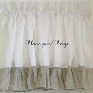 Cantonnière sur mesure SHABBY CHIC