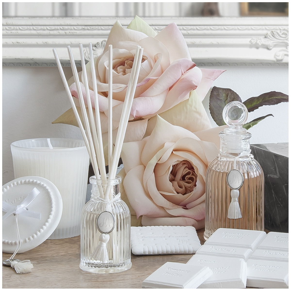 MATHILDE M Parfum d'armoire Tablette FLEUR DE COTON - Le Monde de Rose