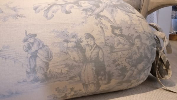 Coussin polochon Modèle TOILE DE JOUY