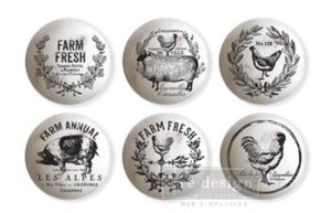 Transfert pour bouton REDESIGN Farmhouse Delight - Décalcomanie