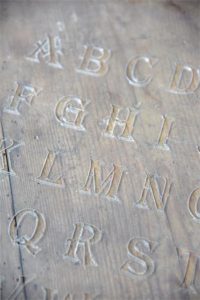 Pochoir JDL Modèle ALPHABET