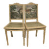 duo de chaises peintes