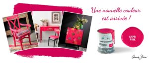 capri pink la nouvelle couleur chalk paint Annie Sloan