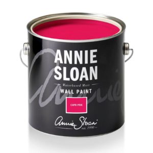 peinture murale Annie Sloan pot 2.5l capri pink