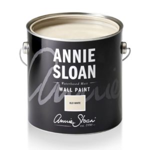 peinture murale Annie Sloan pot 2.5l old white