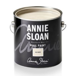 peinture murale Annie Sloan pot 2.5l old white