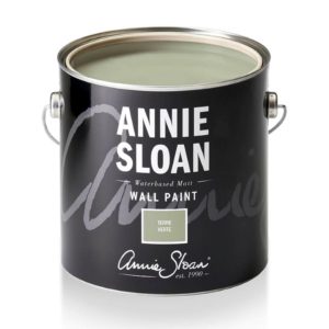 peinture murale Annie Sloan pot 2.5l terre verte