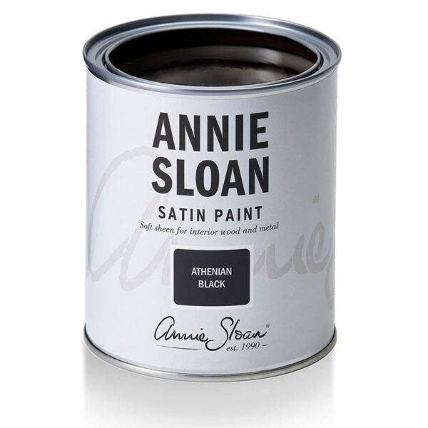 pot athenian black satin paint