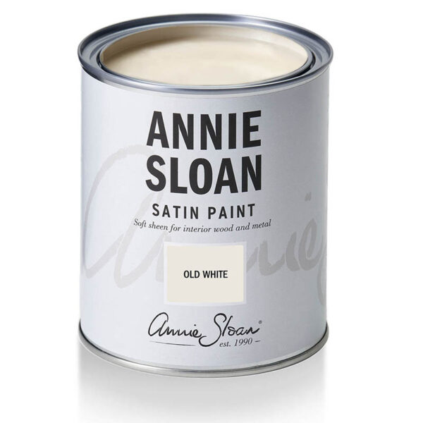 pot satin paint old white annie sloan