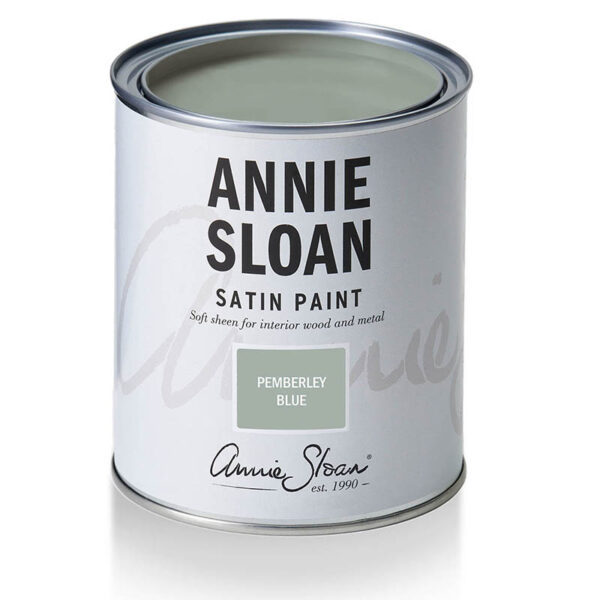 pot satin paint pemberley blue annie sloan