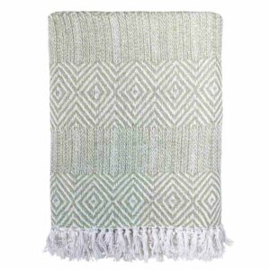 plaid vert et blanc