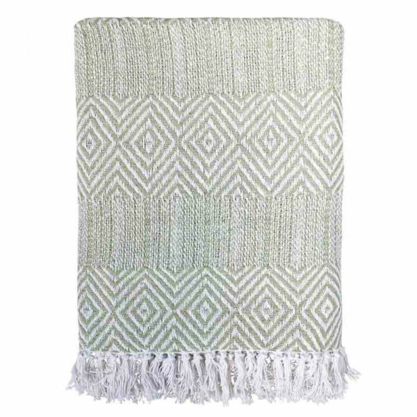 plaid vert et blanc