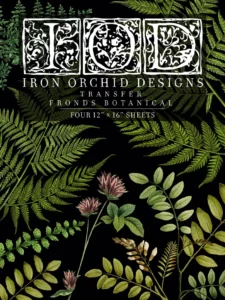transfert iod fronds botanical couverture