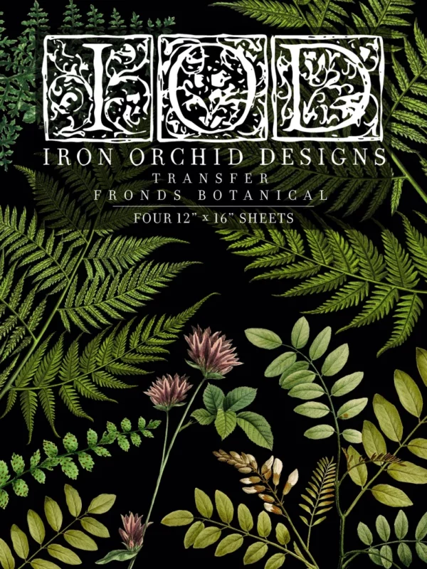 transfert iod fronds botanical couverture